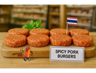 Spicy Pork Burgers
