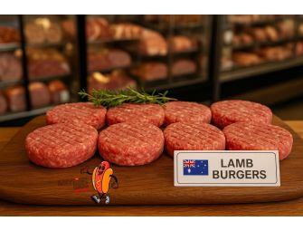 8 Lamb Burgers