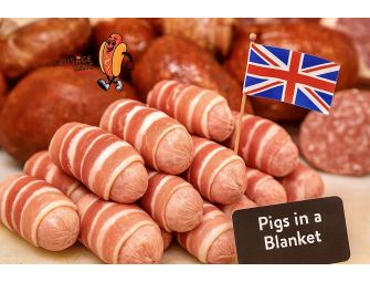 Sausage Wrapped In Bacon 50g/Per Piece (500g Packs/10 Pieces)
