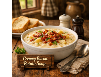 Creamy Bacon & Potato Soup