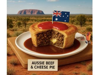 Aussie Beef & Cheese Pie 300g
