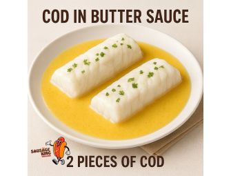 COD In a Creamy Butter Sauce