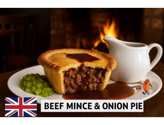 Mince Beef & Onion Pie