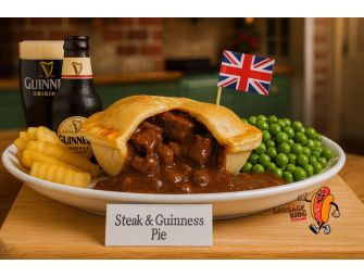 Steak & Guinness Pie